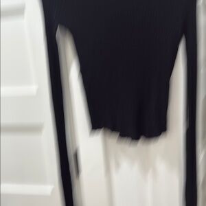 Black Long Sleeve Top